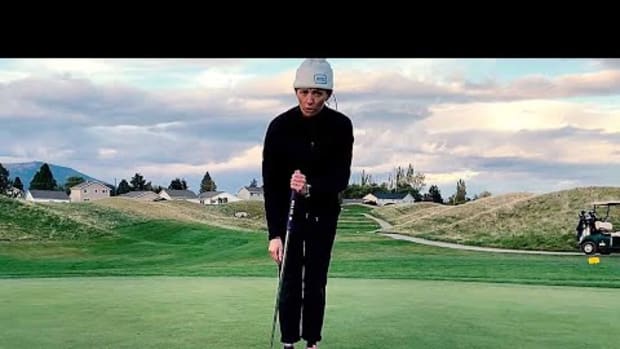 How to putt side-saddle, Part 3: The setup